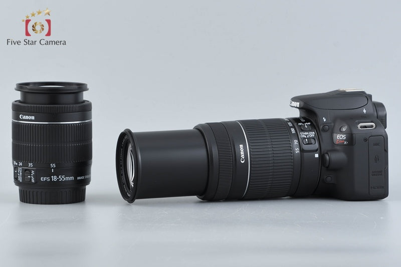 "Count 10" Canon EOS Kiss X7 / Rebel SL1 / 100D 18.0 MP 18-55 55-250 Lenses