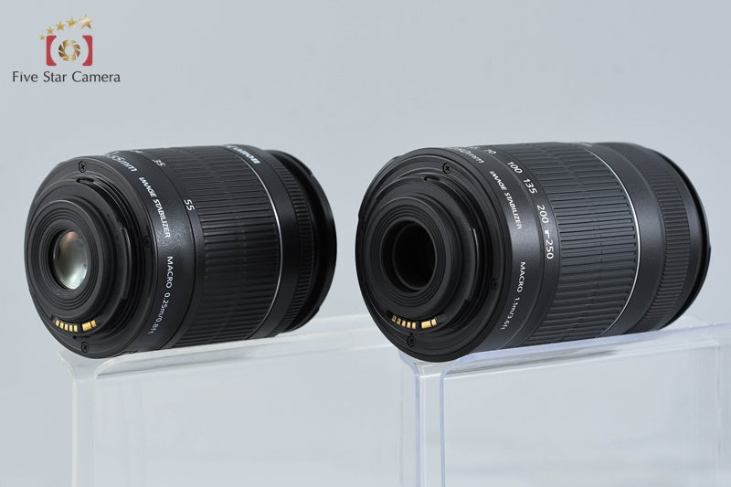 "Count 10" Canon EOS Kiss X7 / Rebel SL1 / 100D 18.0 MP 18-55 55-250 Lenses