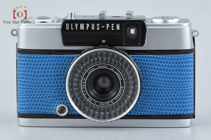 Olympus PEN EE-3 Blue 35mm Half Frame Film Camera D.Zuiko 28mm f/3.5