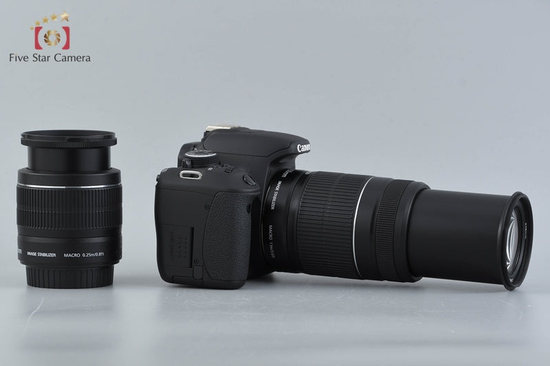 "Count 100" Canon EOS Kiss X5 / Rebel T3i / 600D 18.0 MP 18-55 55-250 Lenses