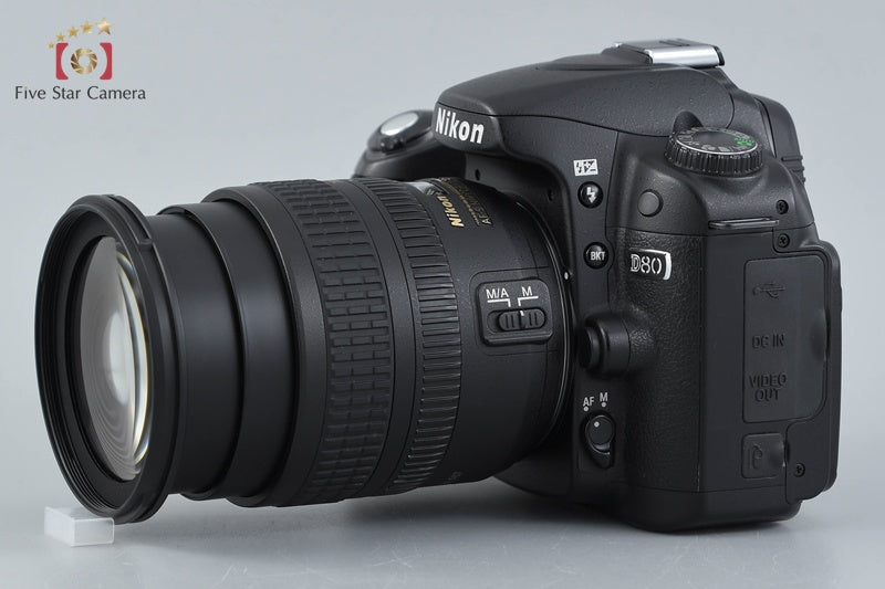 "Count 3,392" Nikon D80 10.2 MP Digital SLR Camera AF-S DX 18-70 G ED Lens