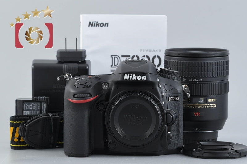 "Shutter count 1,000" Nikon D7200 24.2 MP Digital SLR Camera 24-120 Lens