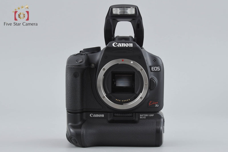 Canon EOS Kiss X3 / Rebel T1i / 500D 15.1 MP 18-55 IS Lens + BG-E5 Battery Grip