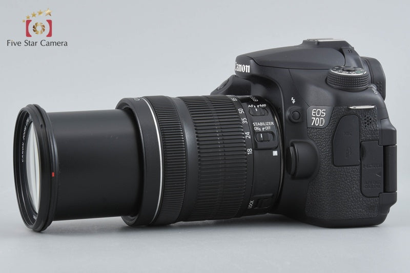 Canon EOS 70D 20.2 MP DSLR EF-S 18-135 IS STM Lens w/ Box
