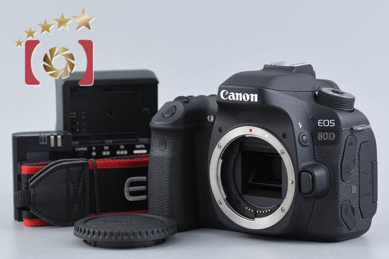 "Count 1,966" Canon EOS 80D 24.2 MP Digital SLR Camera Body