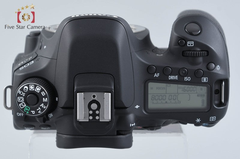 "Count 1,966" Canon EOS 80D 24.2 MP Digital SLR Camera Body