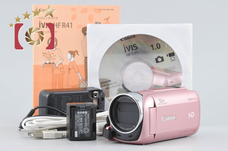 Canon iVIS HF R41 Pink Full HD Digital Camcorder