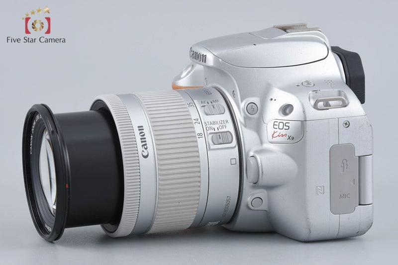 Canon EOS Kiss X9 / Rebel SL2 / 200D Silver 24.2 MP DSLR 18-55 IS STM Lens