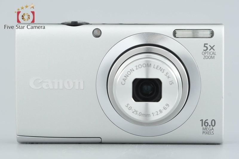 Canon PowerShot A2400 IS Silver 16.0 MP Digital Camera w/ Box
