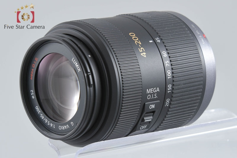 Panasonic LUMIX G VARIO 45-200mm f/4-5.6 MEGA O.I.S. H-FS045200 w/ Box