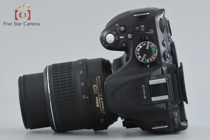 Nikon D5200 Black 24.1 MP DSLR Camera 18-55 VR Lens
