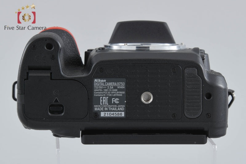 Shutter count 1,451 Nikon D750 24.3 MP Full Frame Digital SLR Camera Body