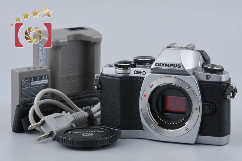 Shutter count 2,433 Olympus OM-D E-M10 Silver 16.1 MP Digital Camera Body