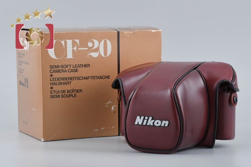 Nikon CF-20 Leather Case for F3 w/ Box