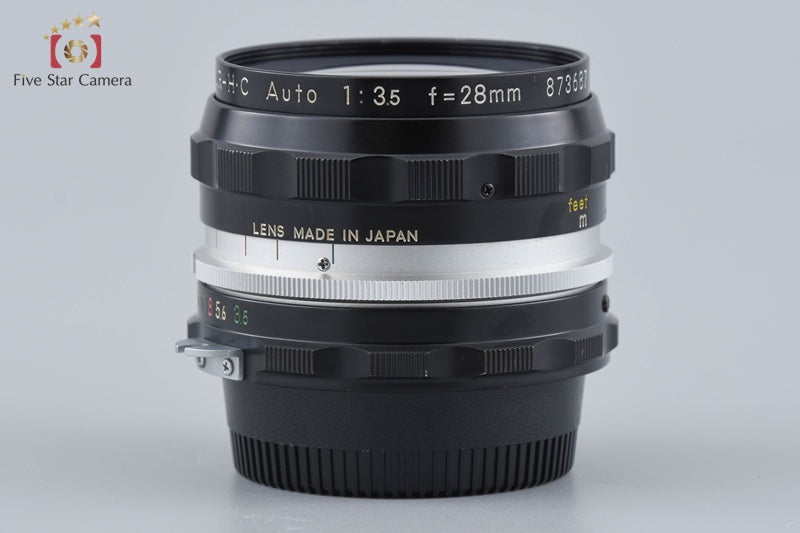 Nikon NIKKOR-H.C Auto 28mm f/3.5 Non Ai Lens