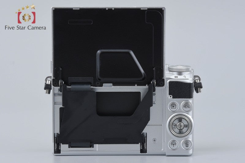 "Count 132" Nikon 1 J5 Silver 20.8 MP Digital Camera 10-30 Lens