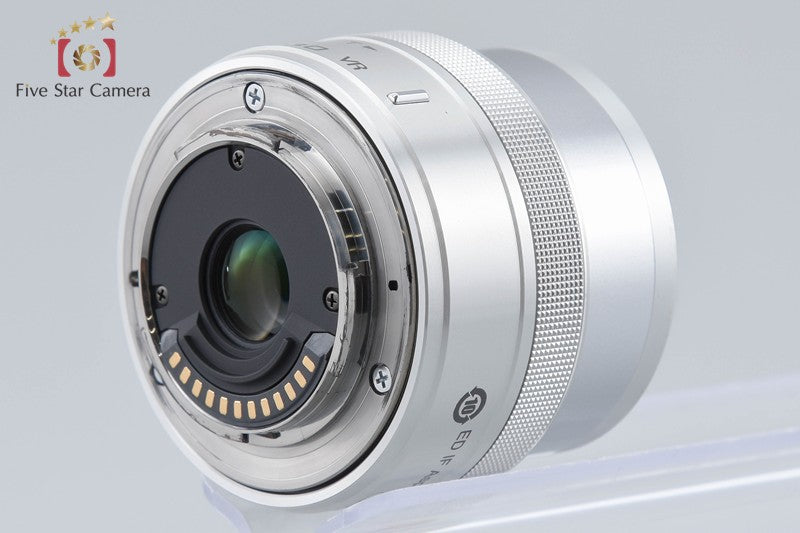 "Count 132" Nikon 1 J5 Silver 20.8 MP Digital Camera 10-30 Lens