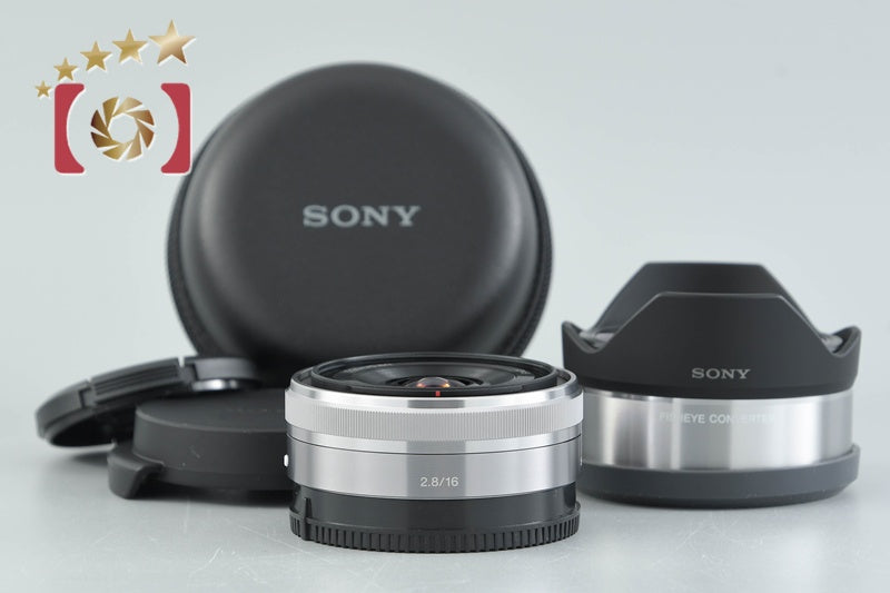 SONY E 16mm f/2.8 SEL16F28 + VCL-ECF1 Fisheye Converter