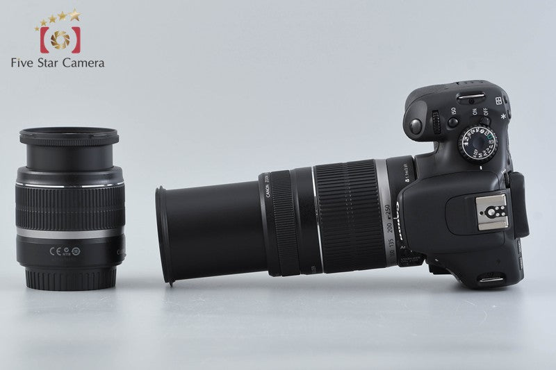 Canon EOS Kiss X4 / Rebel T2i / 550D 18.0 MP 18-55 55-250 Lenses
