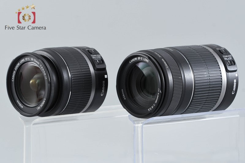 Canon EOS Kiss X4 / Rebel T2i / 550D 18.0 MP 18-55 55-250 Lenses