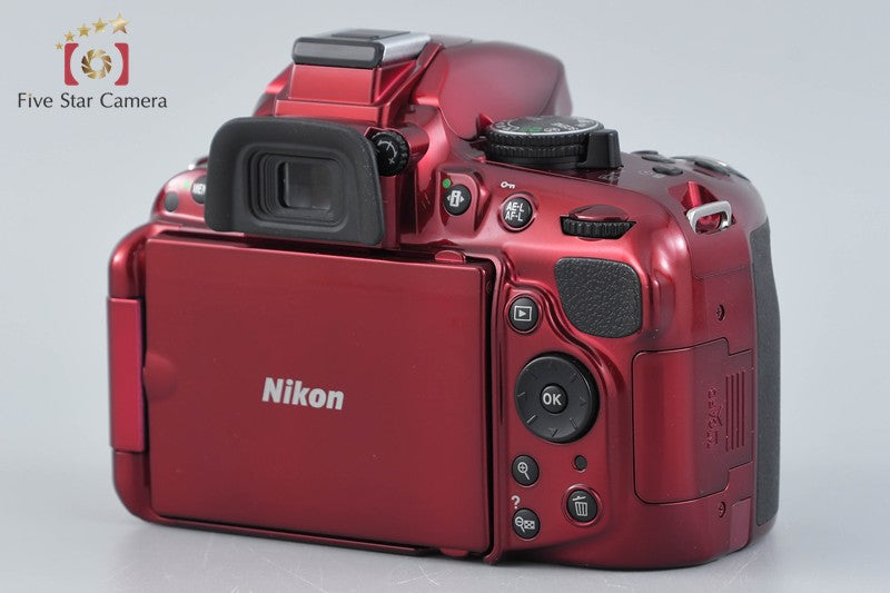Nikon D5200 Red 24.1 MP Digital SLR Camera Body