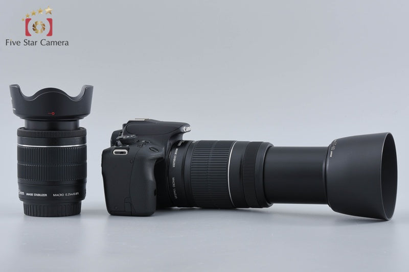 "Count 3,266" Canon EOS Kiss X7 / Rebel SL1 / 100D 18.0 MP 18-55 55-250 Lenses