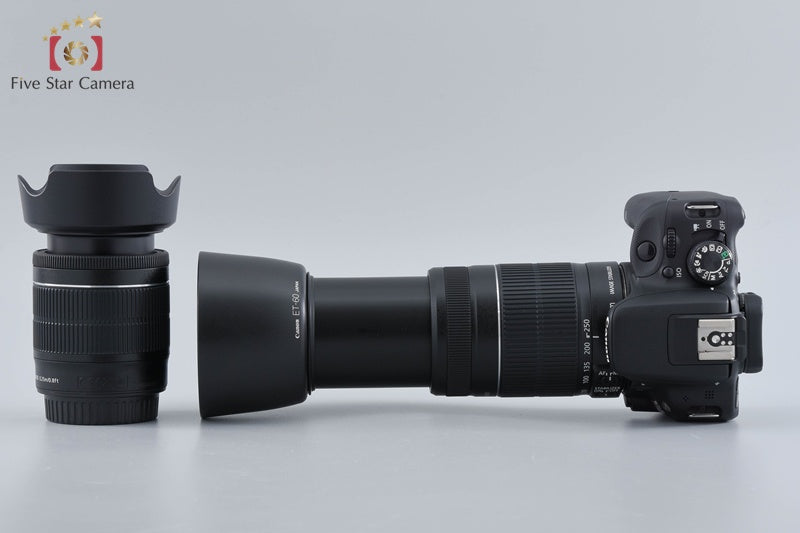 "Count 3,266" Canon EOS Kiss X7 / Rebel SL1 / 100D 18.0 MP 18-55 55-250 Lenses