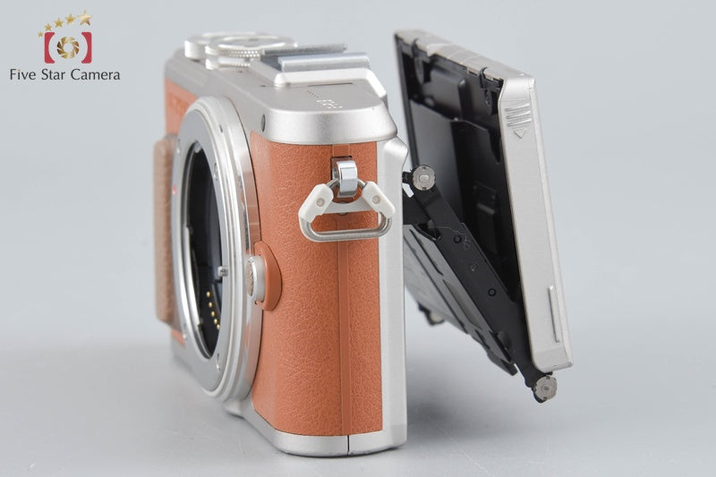 "Count 3,166" Olympus PEN E-PL8 Brown 16.1 MP Digital Mirrorless Camera Body