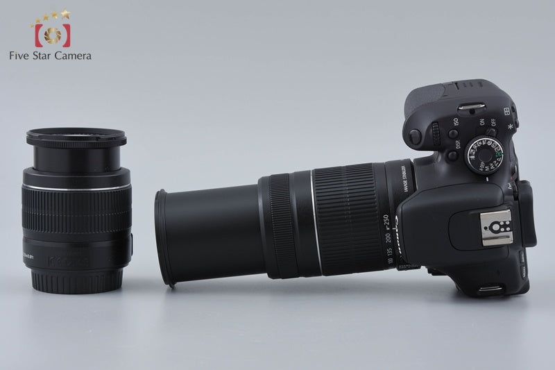 "Count 838" Canon EOS Kiss X5 / Rebel T3i / 600D 18.0 MP 18-55 55-250 Lenses