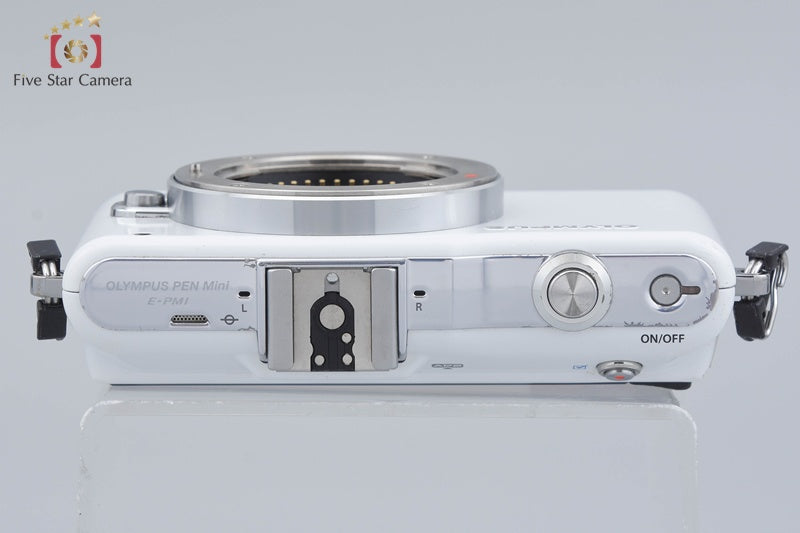 Olympus PEN mini E-PM1 White 12.3 MP Digital Mirrorless Camera Body