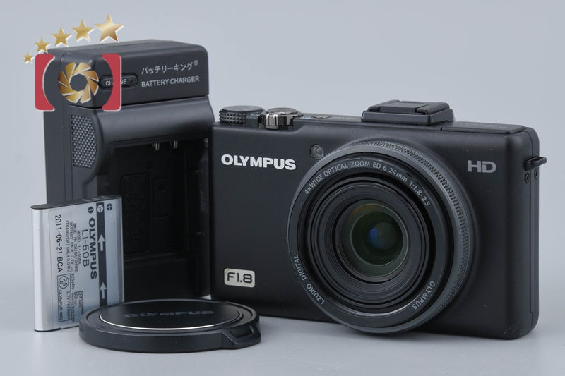 "Shutter count 3,204" Olympus XZ-1 Black 10.0 MP Digital Camera