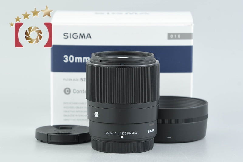 Sigma 30mm f/1.4 DC DN Contemporary for Fujifilm X Mount w/ Box
