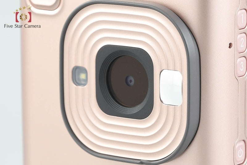 FUJIFILM Instax Mini LiPlay Blush Gold Instant Film Camera