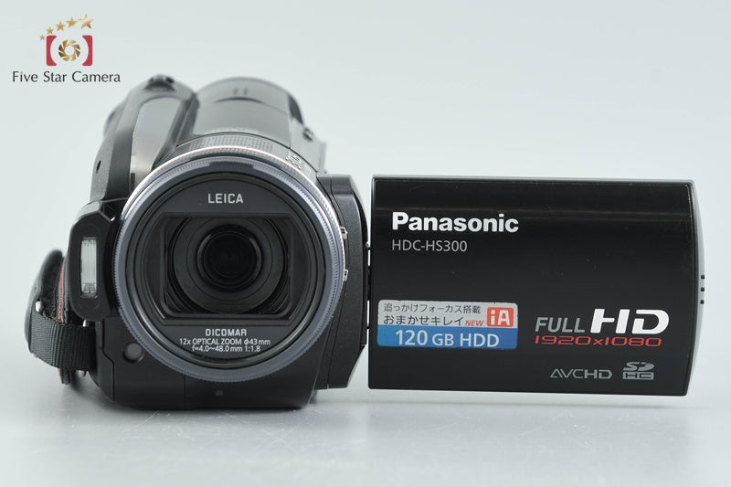 Panasonic HDC-HS300 Black Full Hi-Vision Camcorder