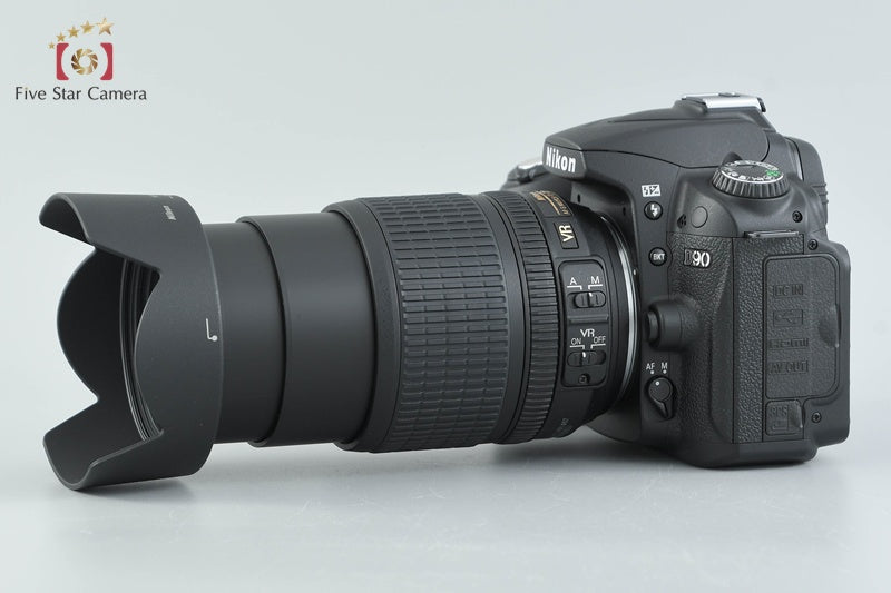 "Count 724" Nikon D90 12.3 MP DSLR Camera AF-S DX 18-105 G VR Lens