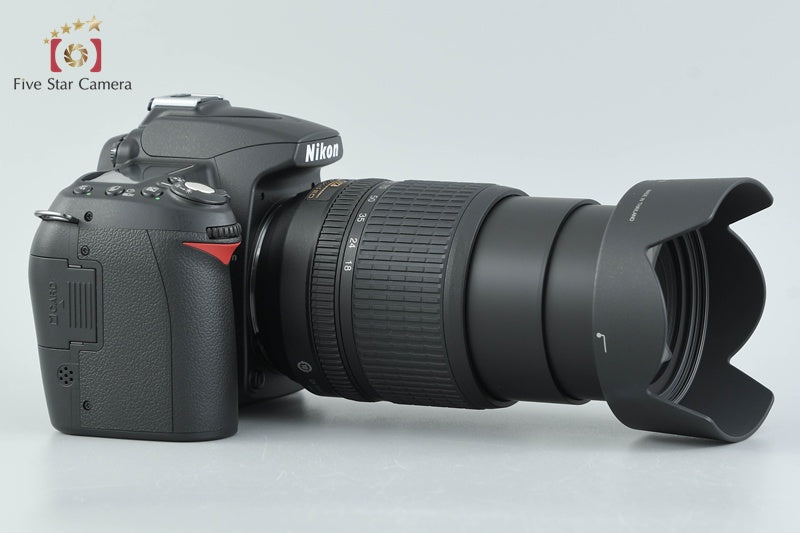 "Count 724" Nikon D90 12.3 MP DSLR Camera AF-S DX 18-105 G VR Lens