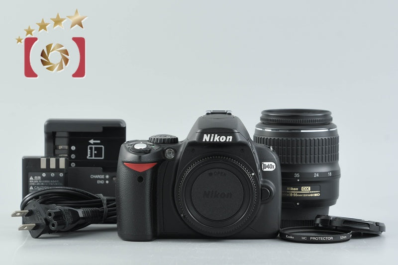 "Count 2,255" Nikon D40x 10.2 MP DSLR AF-S DX NIKKOR 18-55mm G II ED Lens
