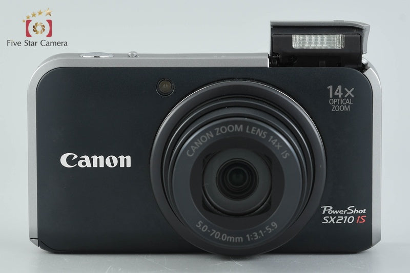 Canon PowerShot SX210 IS Black 14.1 MP Digital Camera