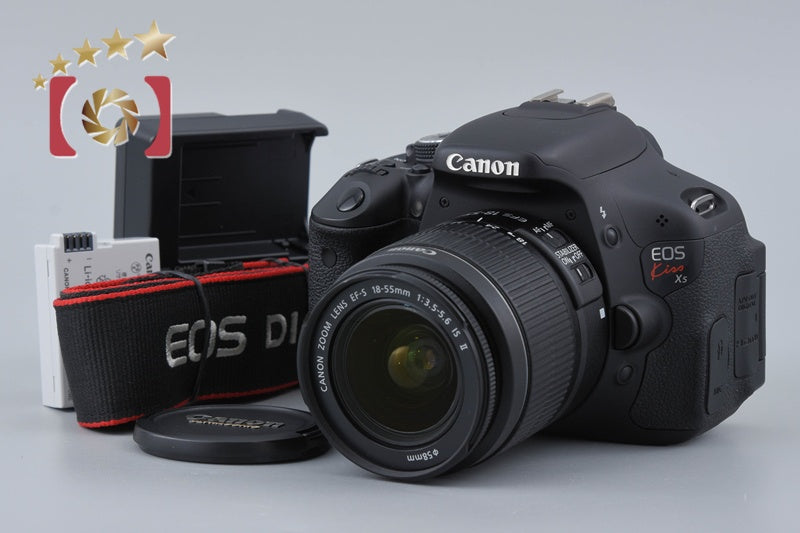 "Count 4,789" Canon EOS Kiss X5 / Rebel T3i / 600D 18.0 MP EF-S 18-55 IS II Lens