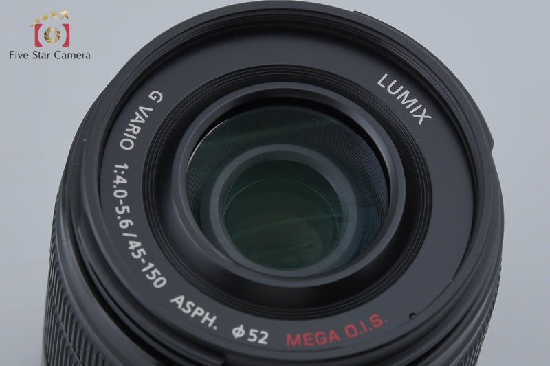 Panasonic LUMIX G VARIO 45-150mm f/4-5.6 ASPH. MEGA O.I.S. H-FS45150 Black