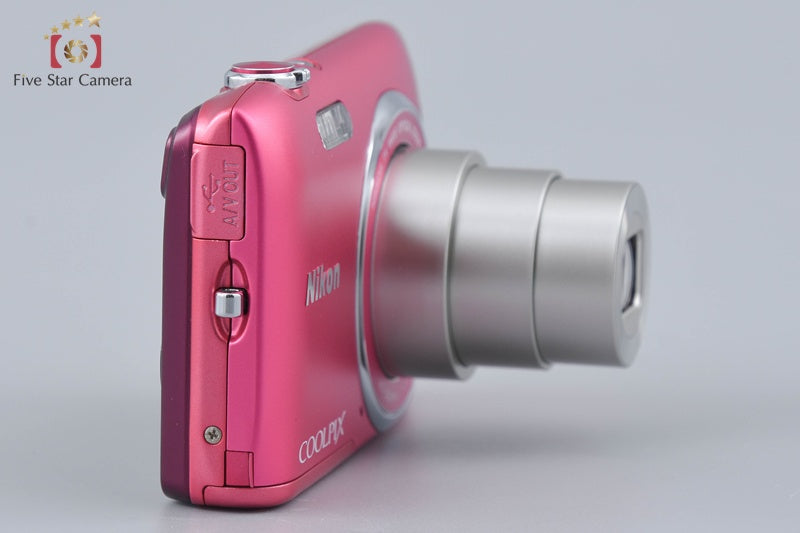 Nikon COOLPIX S3500 Strawberry Pink 20.0 MP Digital Camera