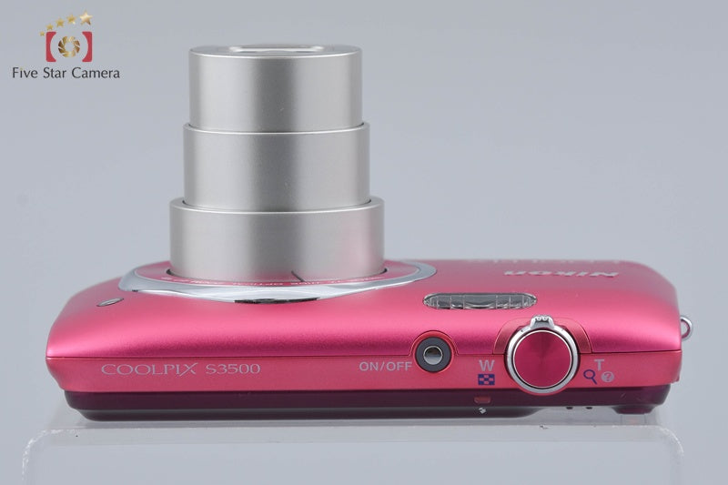 Nikon COOLPIX S3500 Strawberry Pink 20.0 MP Digital Camera