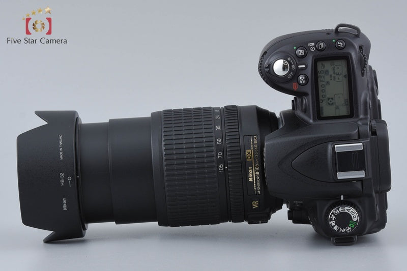Nikon D90 12.3 MP DSLR Camera AF-S DX 18-105 G VR Lens