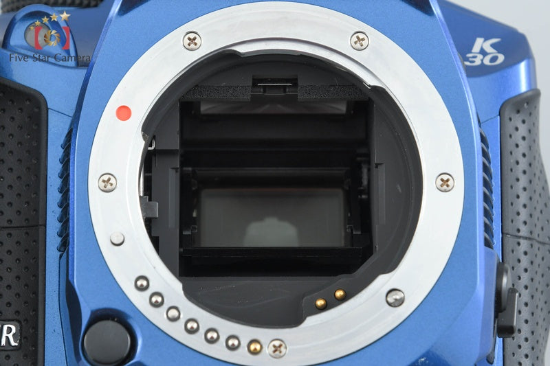 PENTAX K-30 Crystal Blue 16.3 MP DSLR Camera + SMC DA 18-55mm f/3.5-5.6 AL