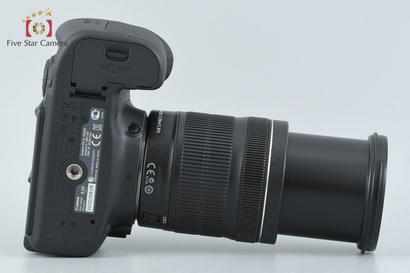 "Shutter count 87" Canon EOS 70D 20.2 MP DSLR EF-S 18-135 IS STM Lens