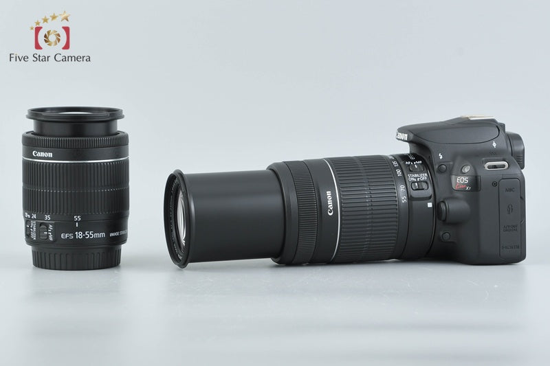 Canon EOS Kiss X7 / Rebel SL1 / 100D 18.0 MP EF-S 18-55 55-250 Lenses