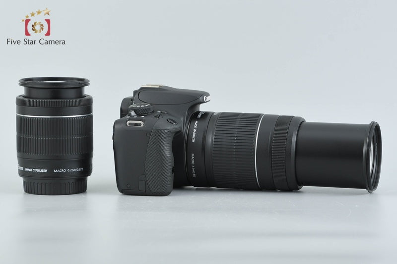 Canon EOS Kiss X7 / Rebel SL1 / 100D 18.0 MP EF-S 18-55 55-250 Lenses