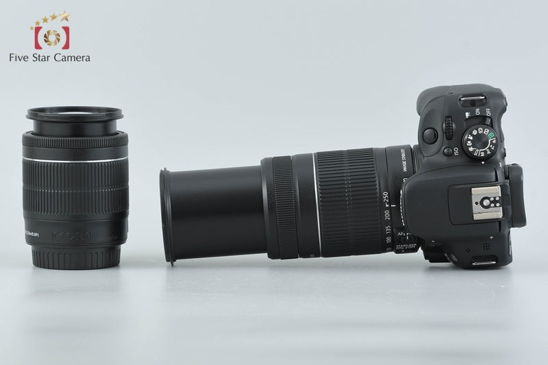 Canon EOS Kiss X7 / Rebel SL1 / 100D 18.0 MP EF-S 18-55 55-250 Lenses