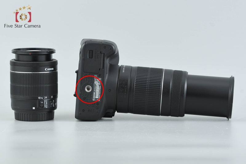 Canon EOS Kiss X7 / Rebel SL1 / 100D 18.0 MP EF-S 18-55 55-250 Lenses