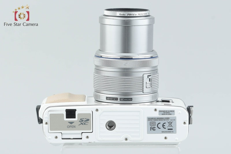 Olympus PEN E-P3 White 12.3 MP Mirrorless Camera 14-42 Lens